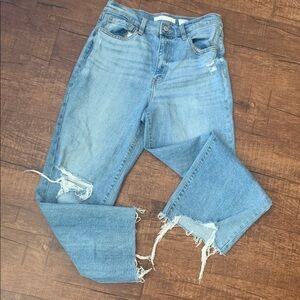 eunina super high rise wide leg crop